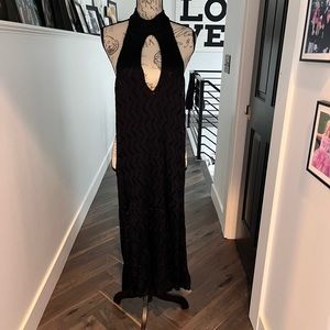 Black, sexy Dress/ Halter Top Style and low back